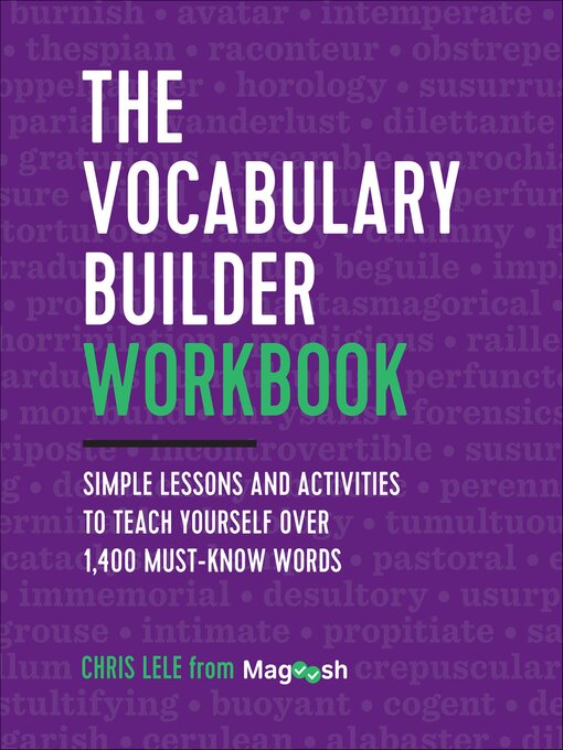 Cover image for The Vocabulary Builder Workbook
